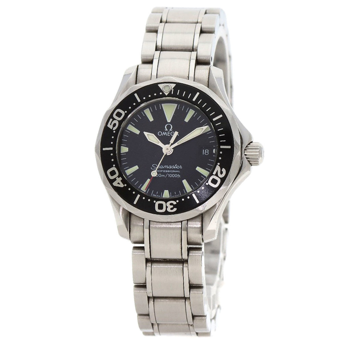 Pre-Owned OMEGA 2282.50 Seamaster 300 Date Watch Stainless Steel SS Women's
