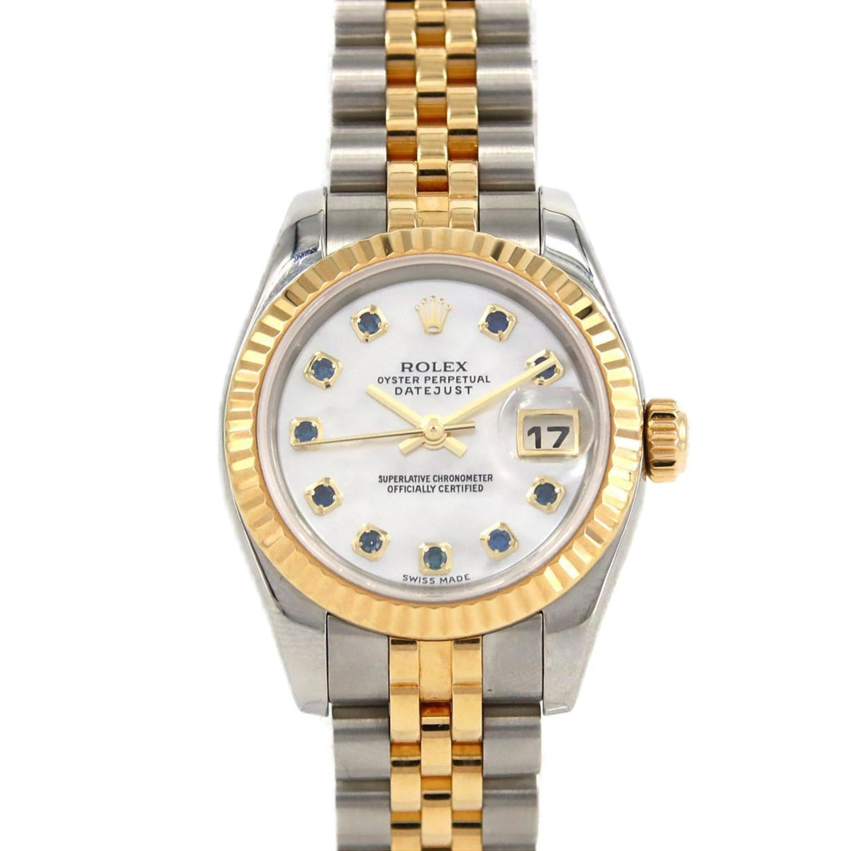 Pre-Owned Rolex Datejust 179173NGS SSxYG Automatic Watch, F Series