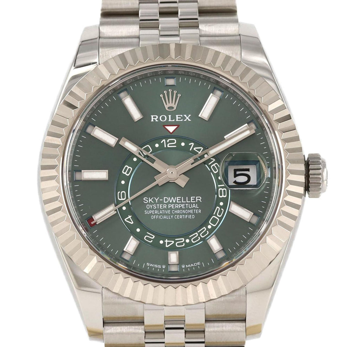 Pre-Owned Rolex Sky-Dweller 336934?5 SSxWG Automatic Watch Random Number