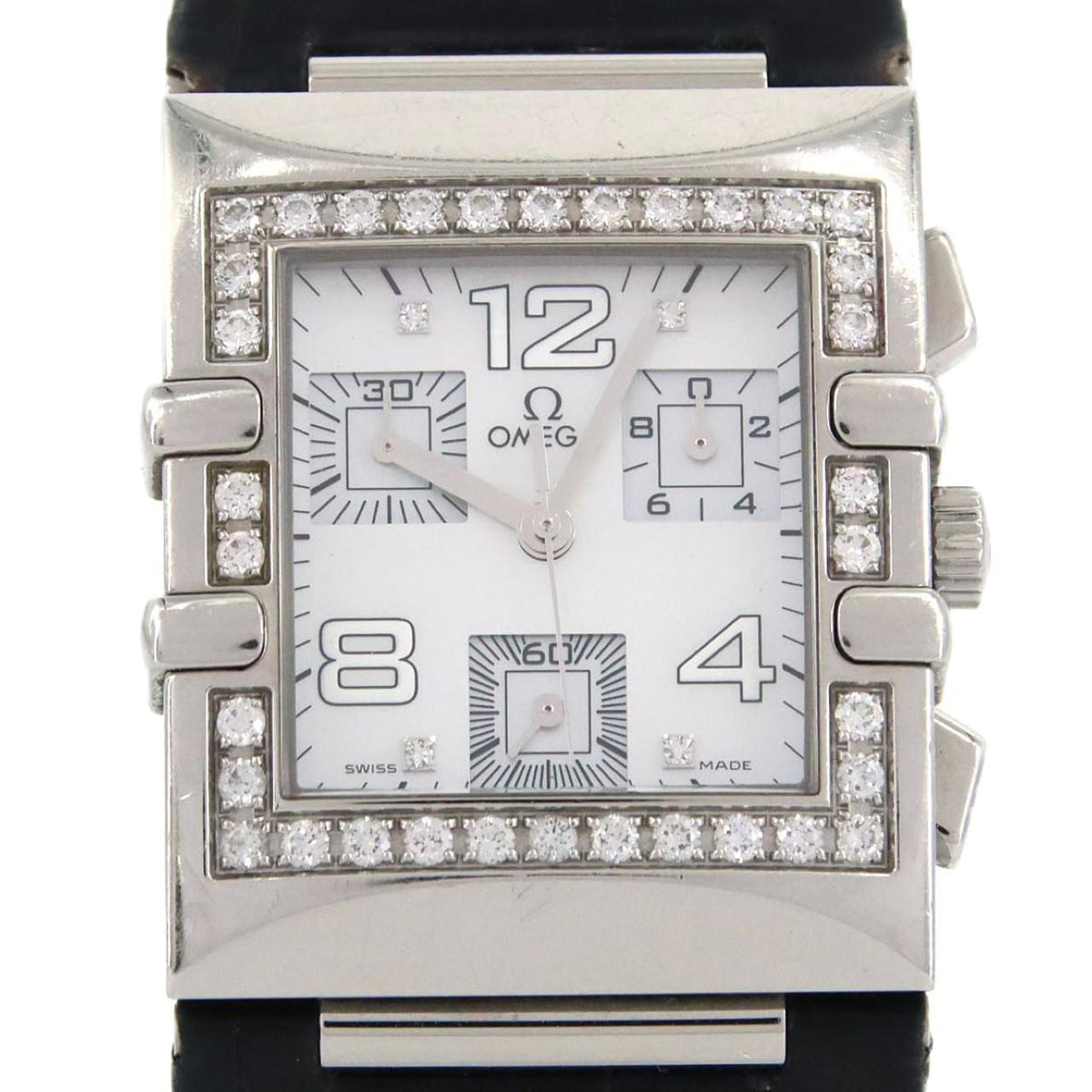 Pre-Owned Omega Constellation Quadra Chronograph /D?4P 1847.7536 SS Quartz