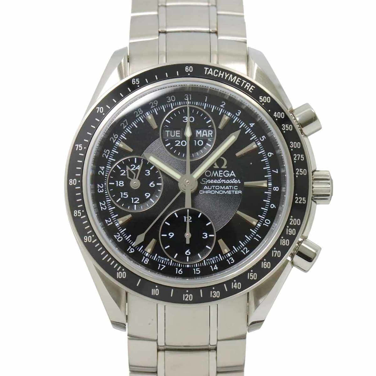 Pre-Owned OMEGA Speedmaster Mark 40 Cosmos Triple Calendar 3520 50 Men's Watch Black Automatic