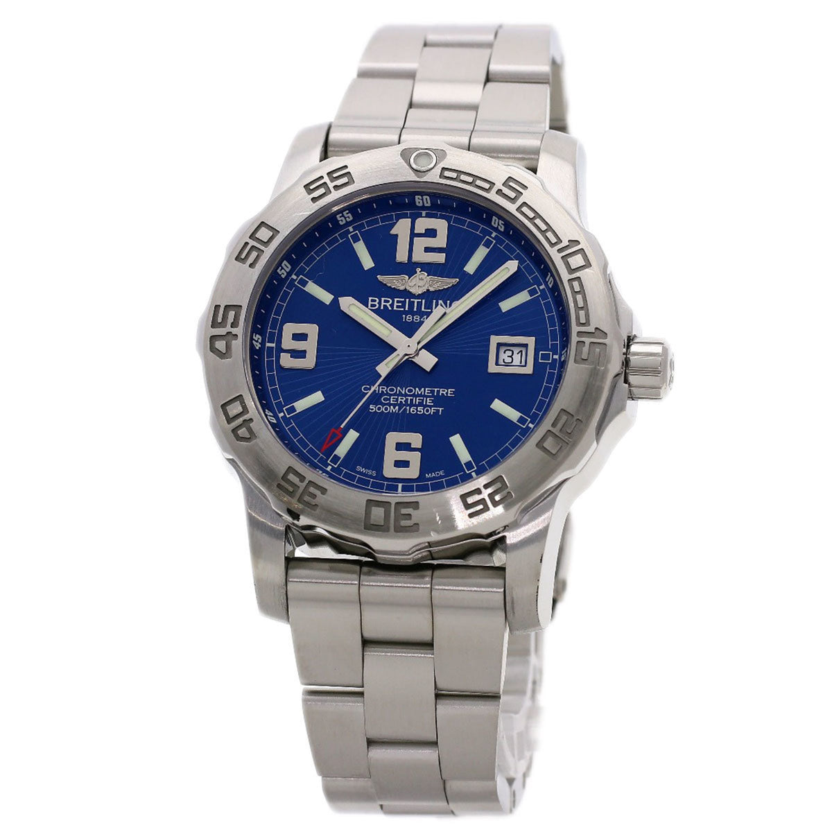 Montre Breitling Colt 44 d'occasion en acier inoxydable pour homme A7438710 C849 