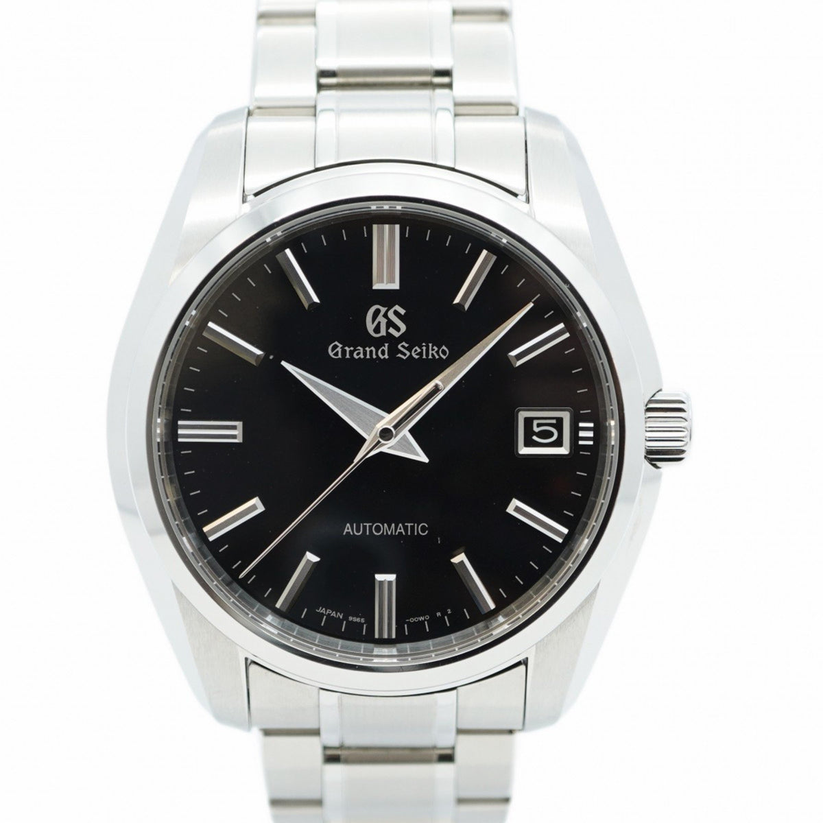 Pre-Owned Seiko Grand 9S65-00T0 Black Dial Men's Watch