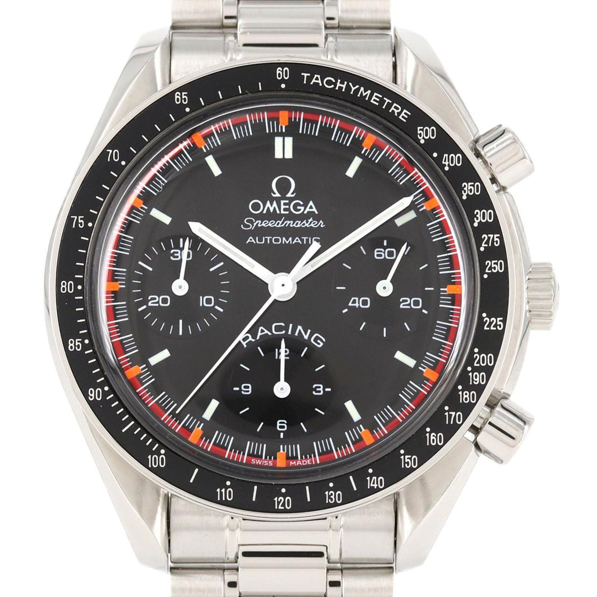 Pre-Owned OMEGA Speedmaster Racing Schumacher LIMITED 3518.50 SS Wristwatch Automatic
