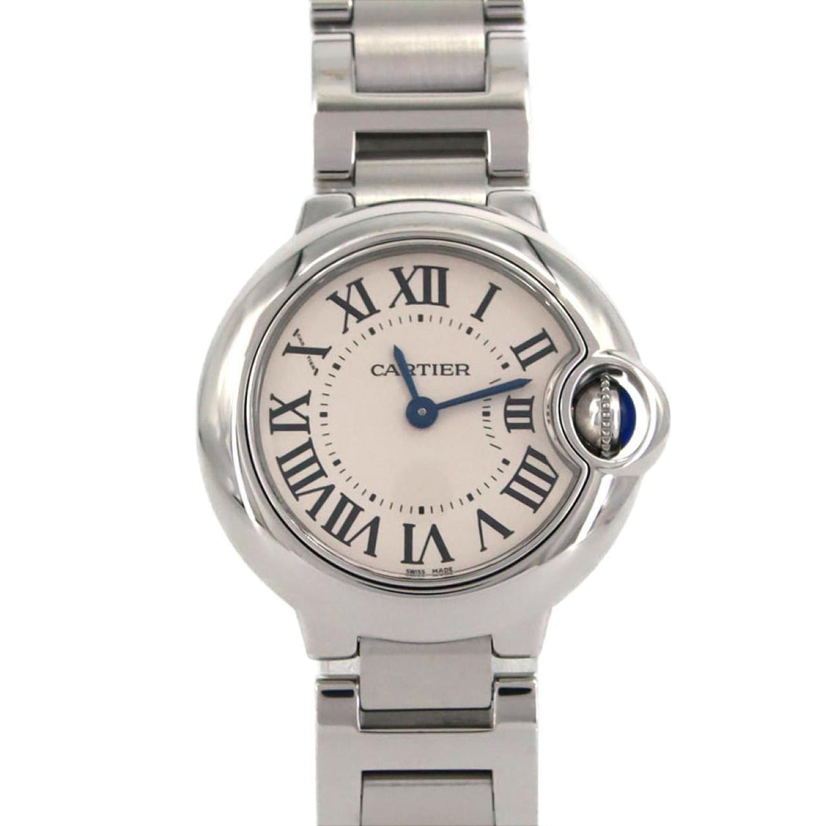 Pre-Owned Cartier Ballon Bleu SM W69010Z4 Stainless Steel Quartz Watch