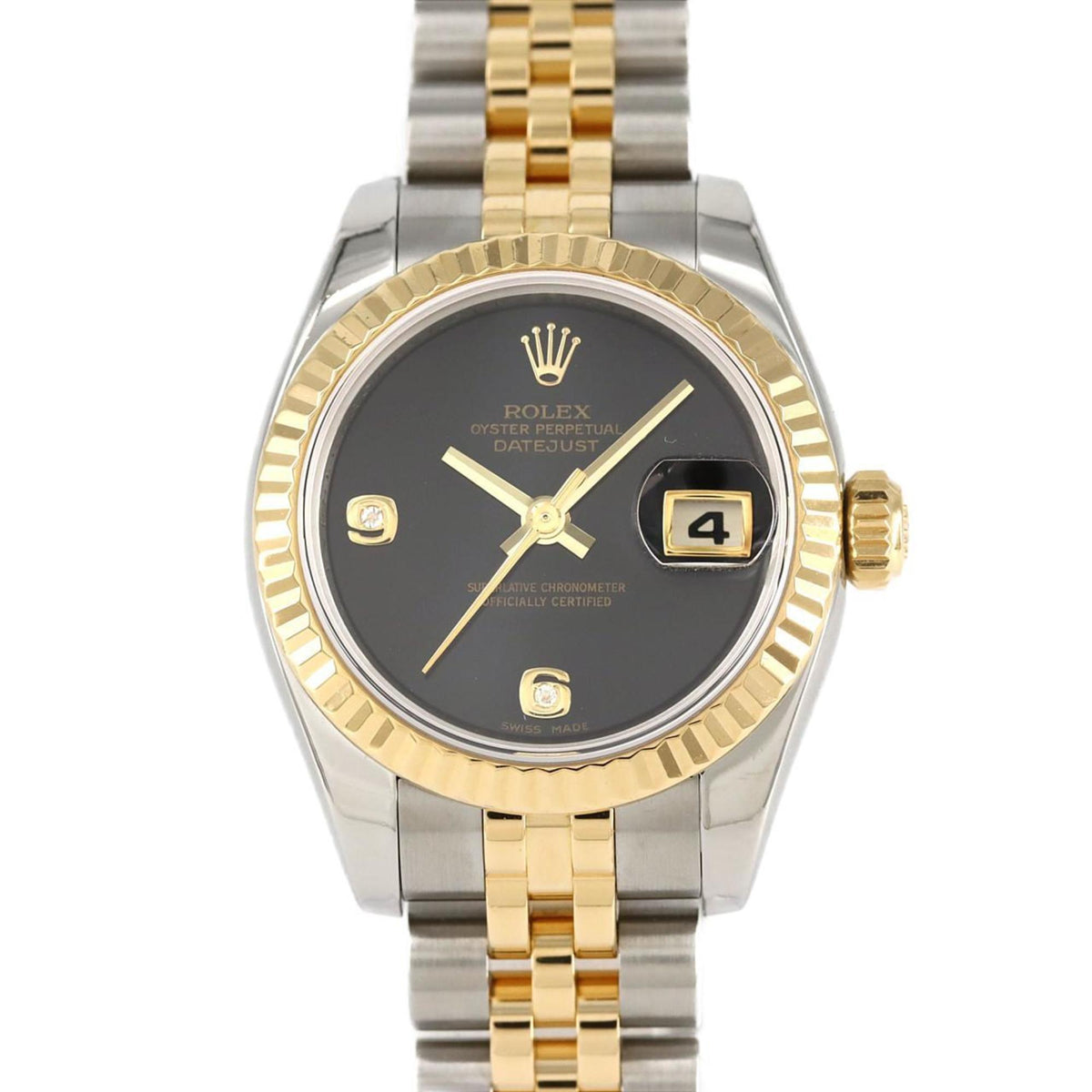 Pre-Owned Rolex Datejust 179173 2BR SSxYG Automatic Watch Z Series