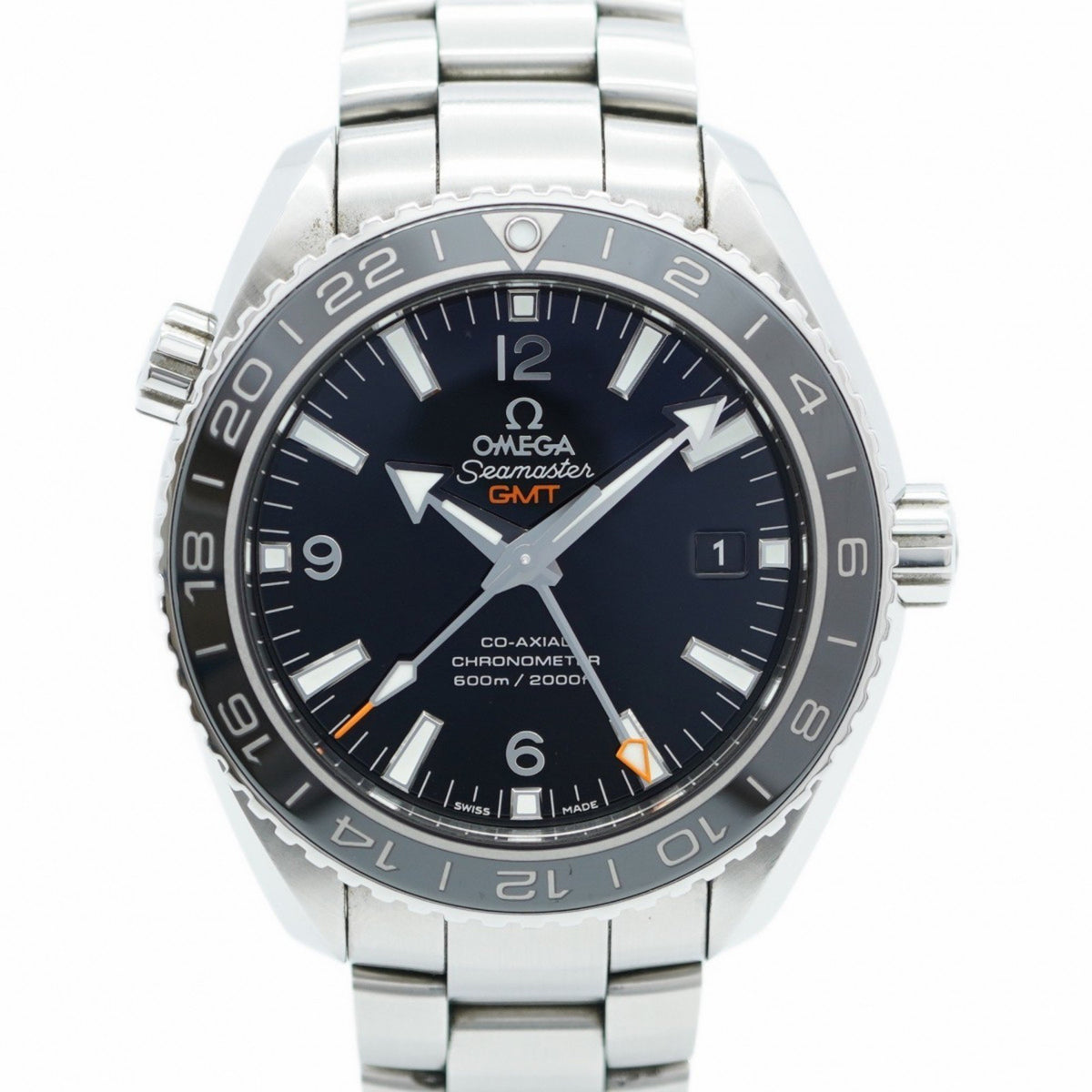Pre-Owned Omega Seamaster 232.30.44.22.01.001 Black Dial Men's Watch