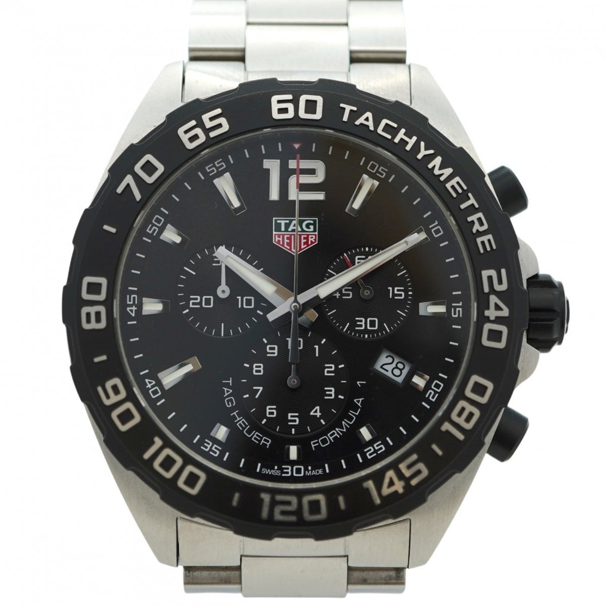 Montre TAG Heuer Formula 1 CAZ1010 d'occasion pour homme avec cadran noir 