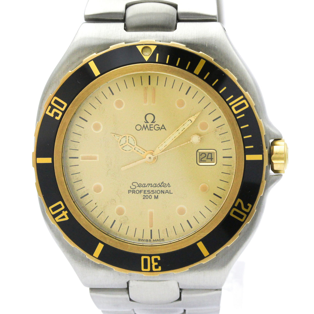 Pre-Owned OMEGA Seamaster Professional 200M Large Size Watch 396.1041 Polished