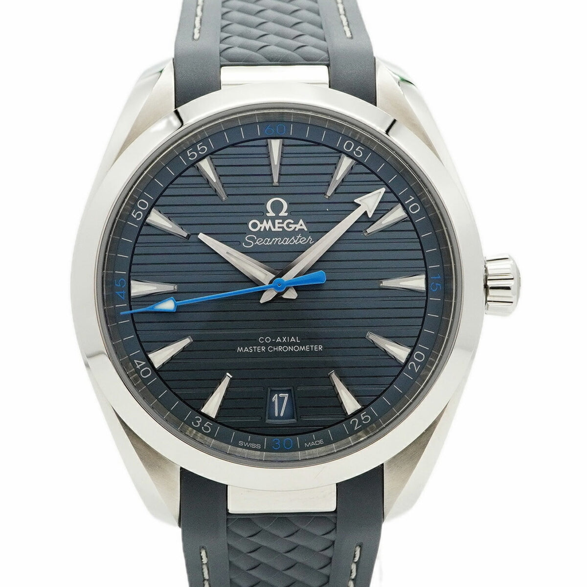 Pre-Owned Omega Seamaster 220.12.41.21.03.002 Blue Dial Men's Watch