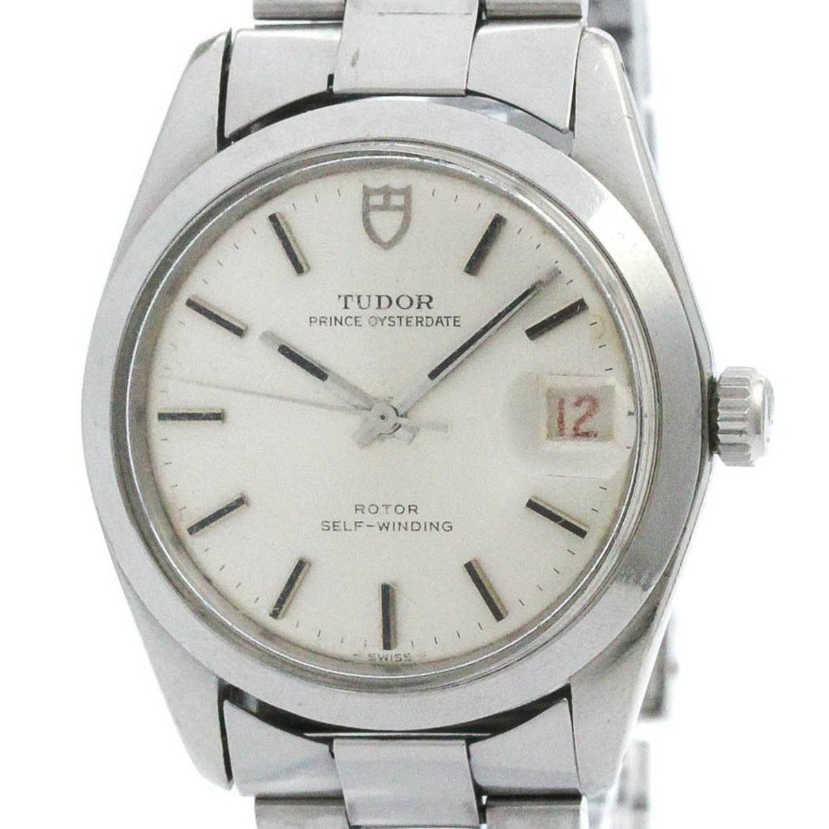 Pre-Owned TUDOR Prince Oyster Date Stainless Steel Automatic Mens Watch 7996/0 BF573220