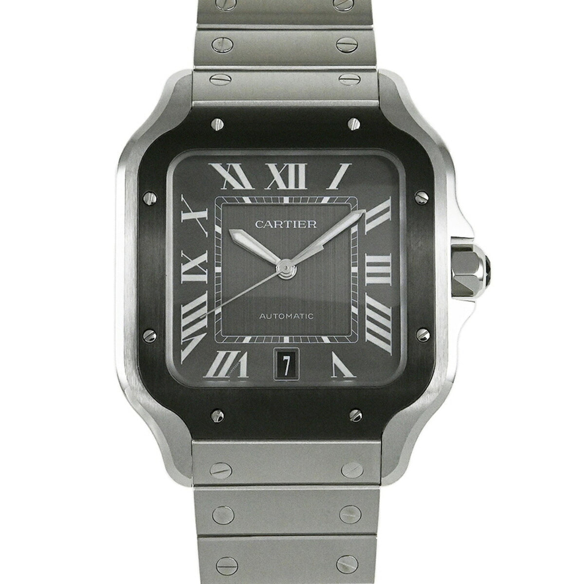 Pre-Owned CARTIER Santos de Cartier Watch LM Wristwatch WSSA0037