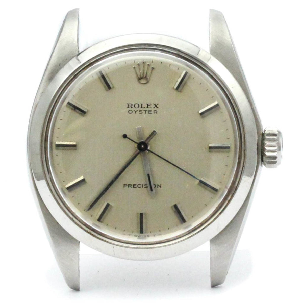 Pre-Owned ROLEX Oyster Precision 6426 Stainless Steel Watch Head Only Vintage