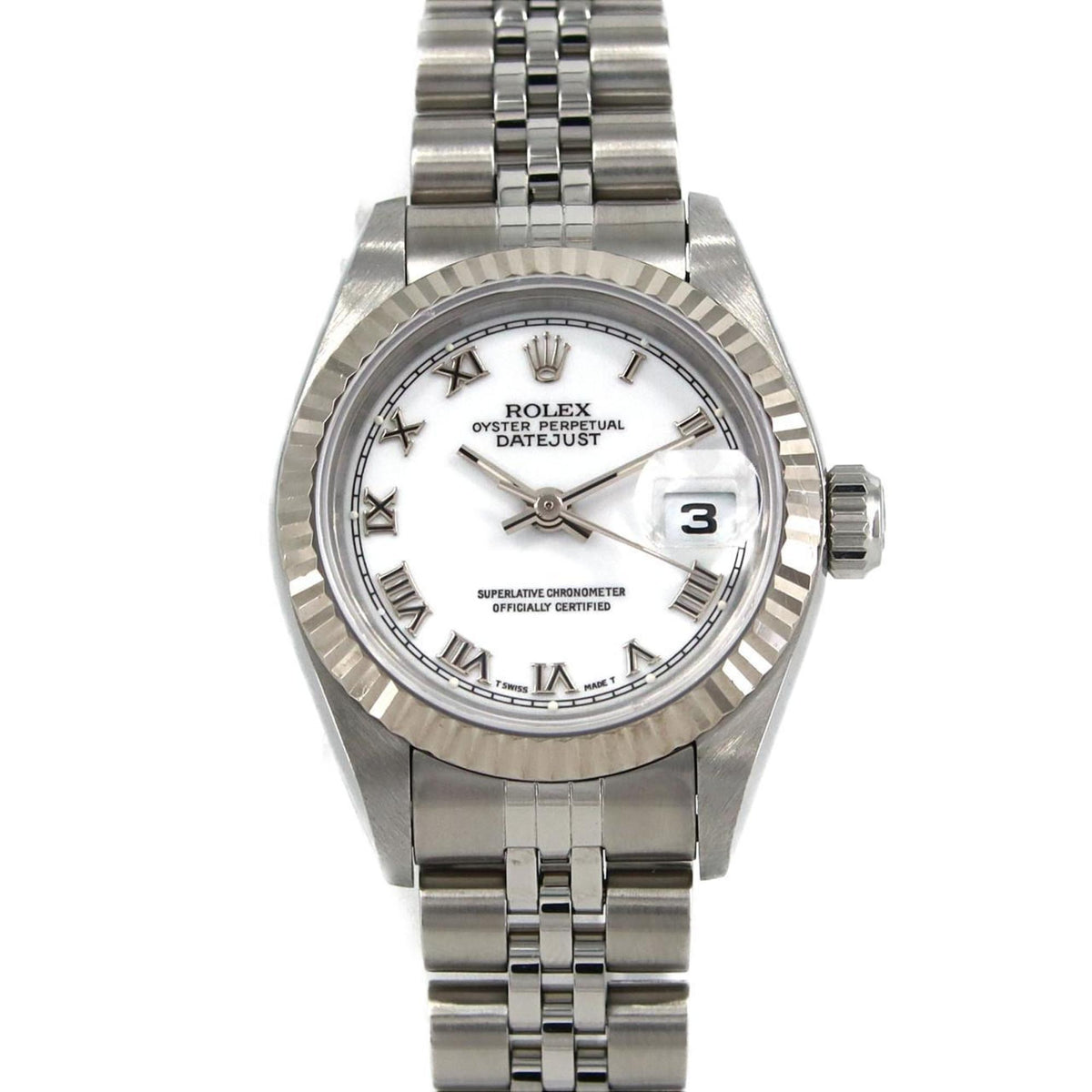 Pre-Owned Rolex Datejust 69174 SSxWG Watch Automatic T-series