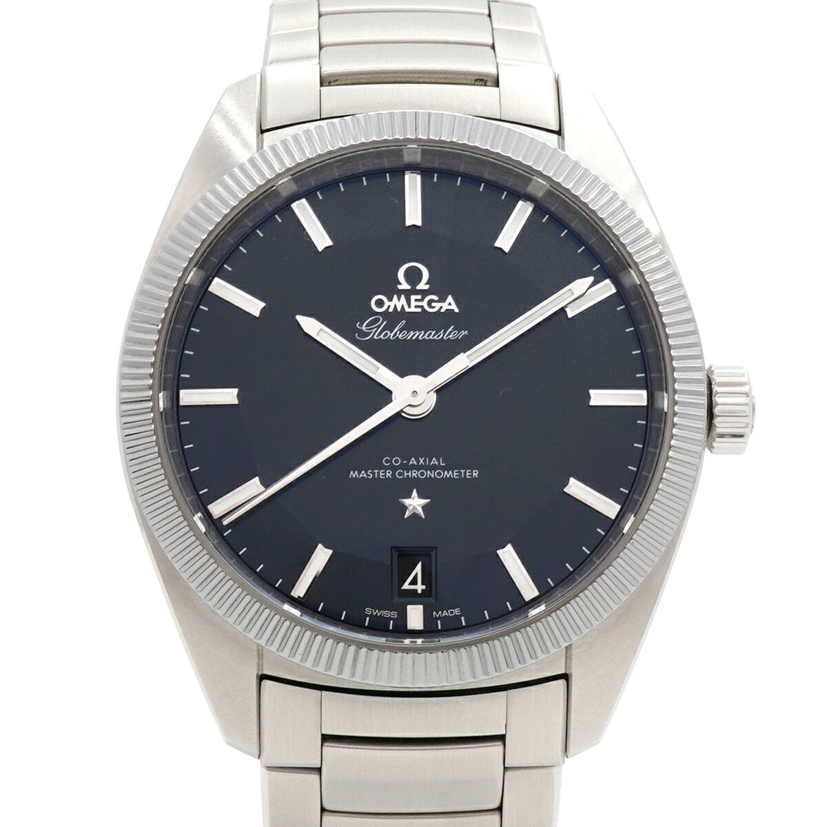 Pre-Owned Omega Constellation Globemaster 130.30.39.21.03.001 Blue Dial Men's Watch