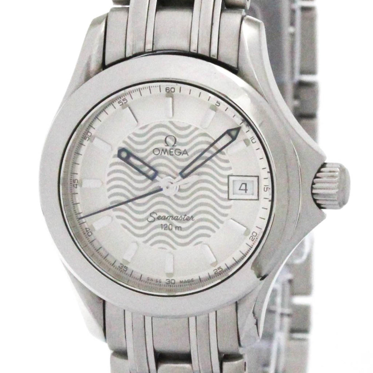 Pre-Owned OMEGA Seamaster 120M Steel Quartz Ladies Watch 2581.31 Polished