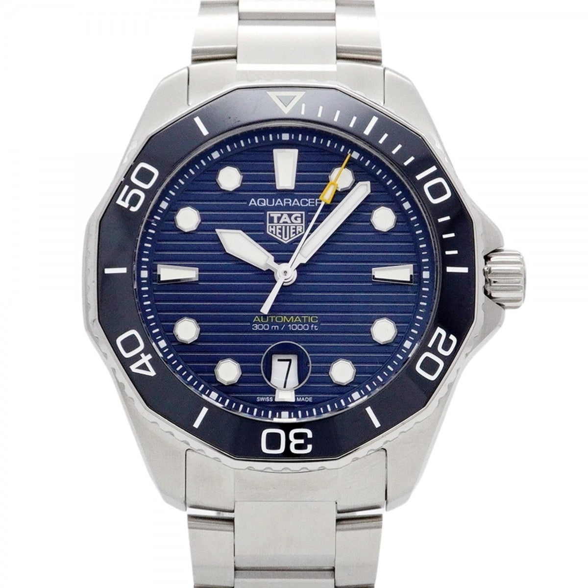 Pre-Owned TAG Heuer Aquaracer WBP201B-0 Blue Dial Men's Watch