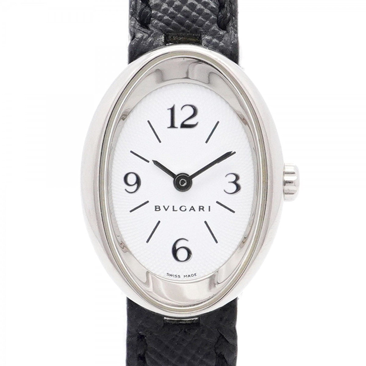 Pre-Owned Bvlgari Oval 0VW27G White Dial Women's Watch