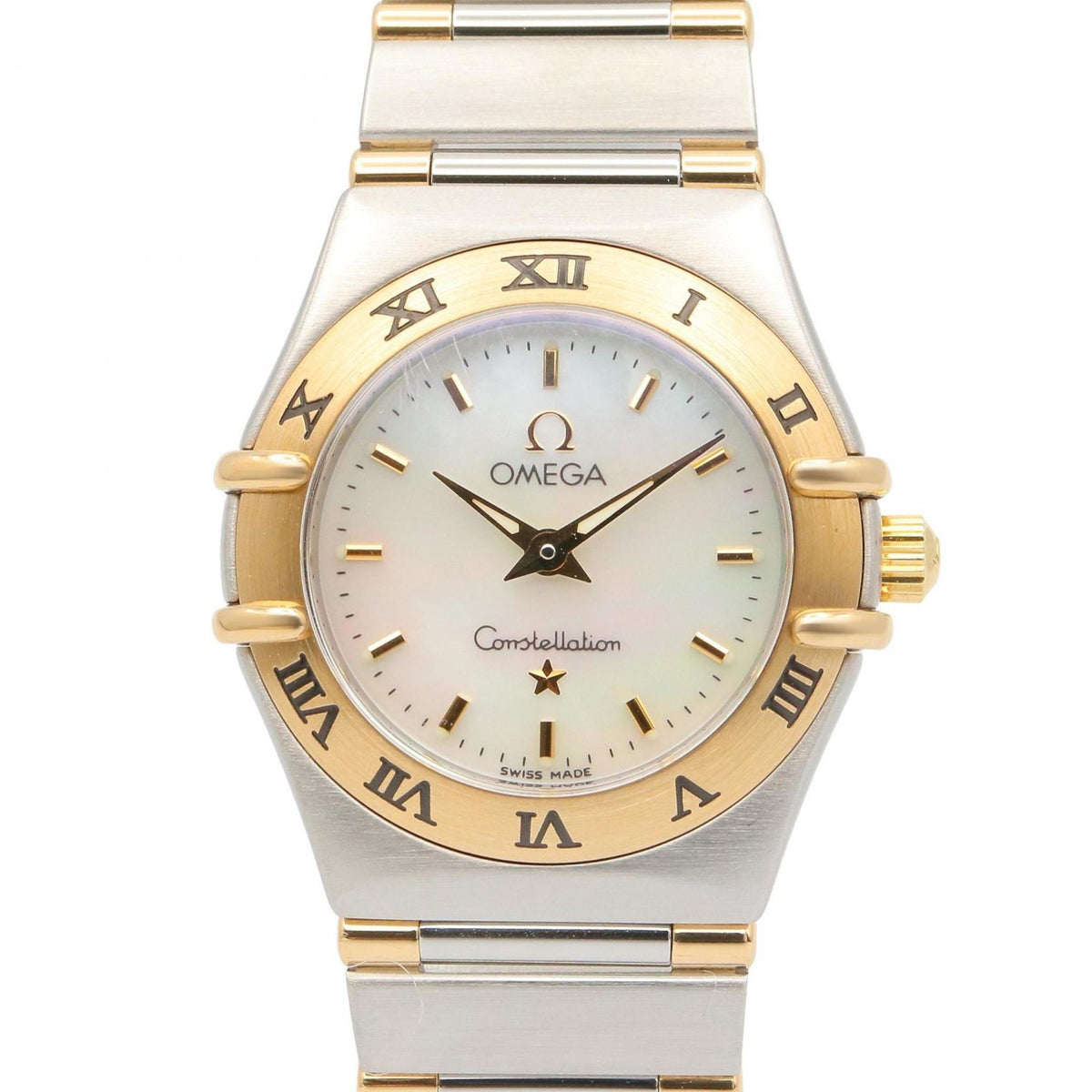 Pre-Owned Omega Constellation Mini Watch, 18K (Yellow Gold) Stainless Steel, Ladies', Gold Tone, 1362.70