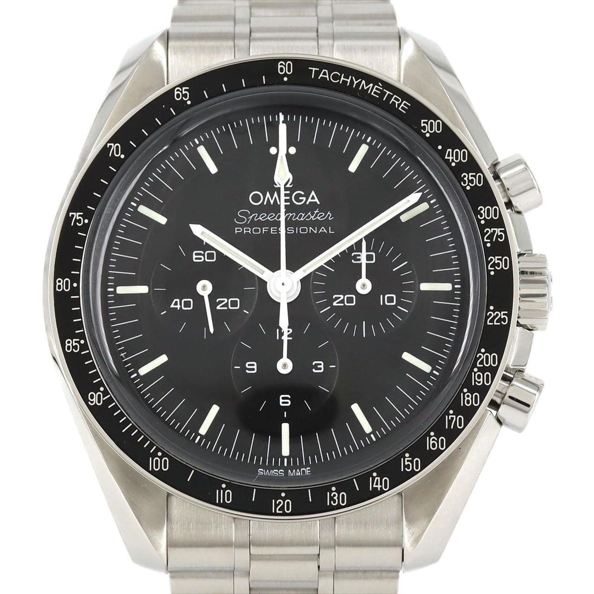 Pre-Owned Omega Speedmaster Moonwatch Pro 310.30.42.50.01.001 SS Wristwatch Hand-wound