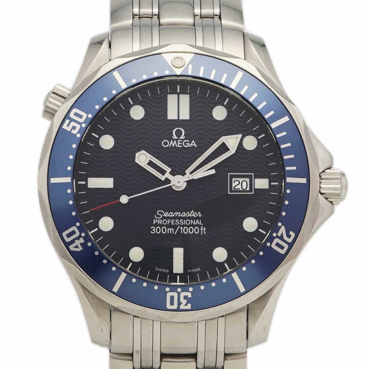 Pre-Owned Omega Seamaster 2541.80 Navy Dial Men's Watch