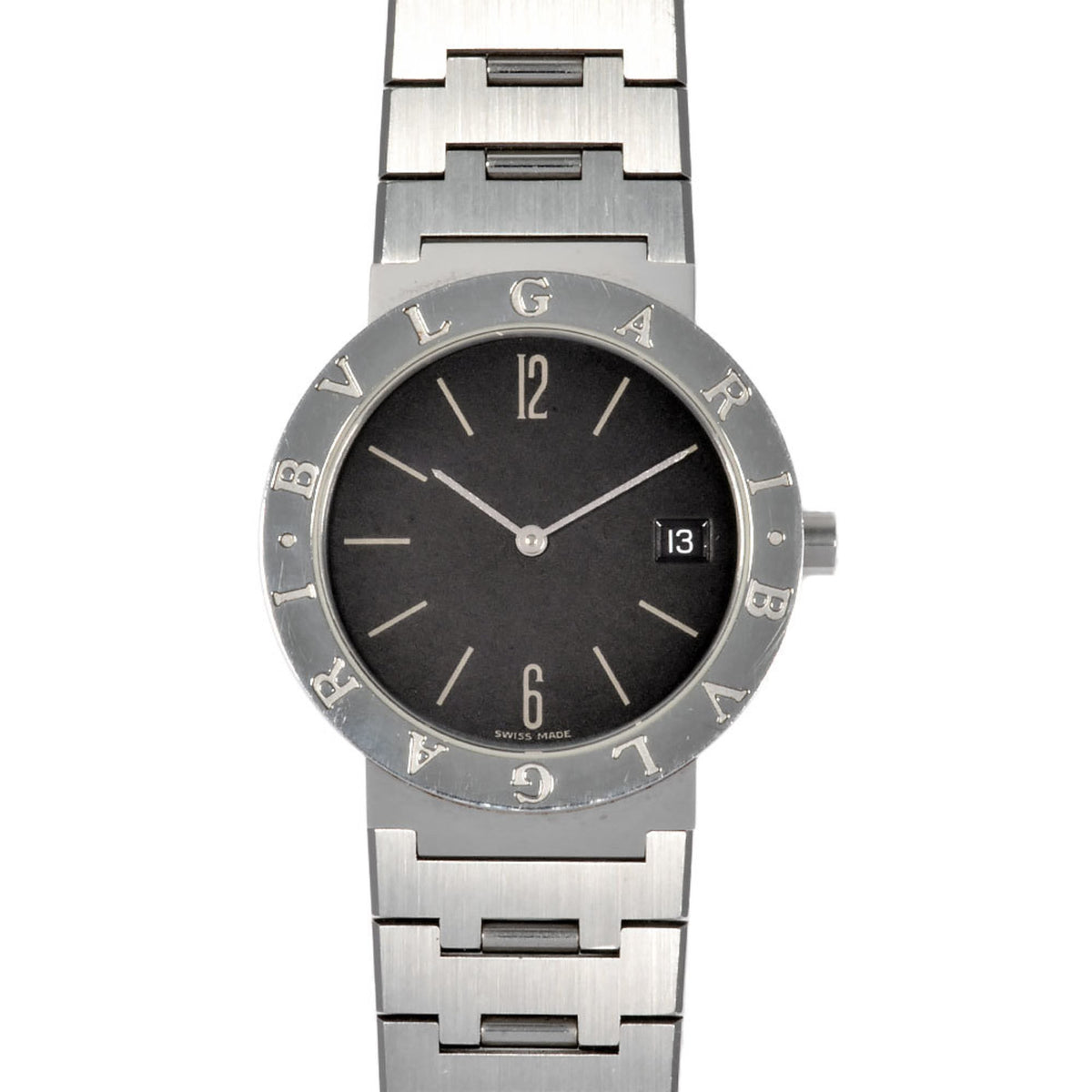 Montre BVLGARI BB33SS 33 d'occasion à quartz pour femme avec cadran noir 