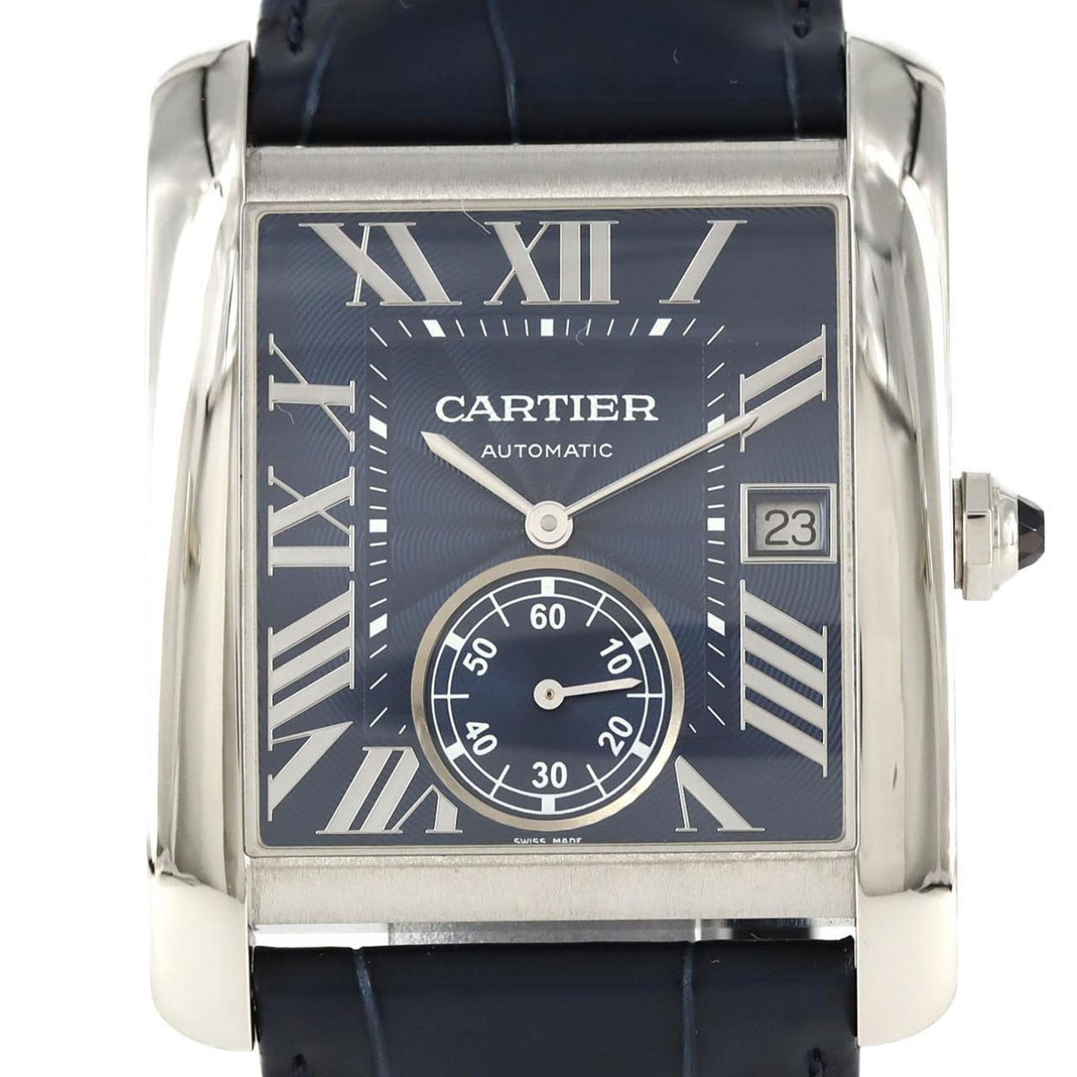 Pre-Owned Cartier Tank MC LM WSTA0010 Stainless Steel Automatic Watch