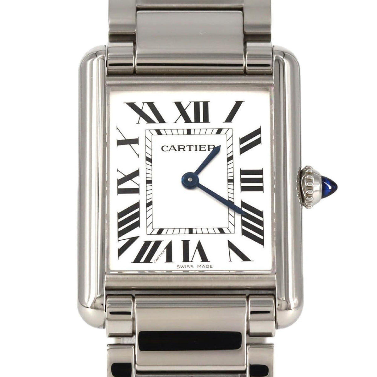 Pre-Owned Cartier Tank Must LM WSTA0052 Stainless Steel Quartz Watch