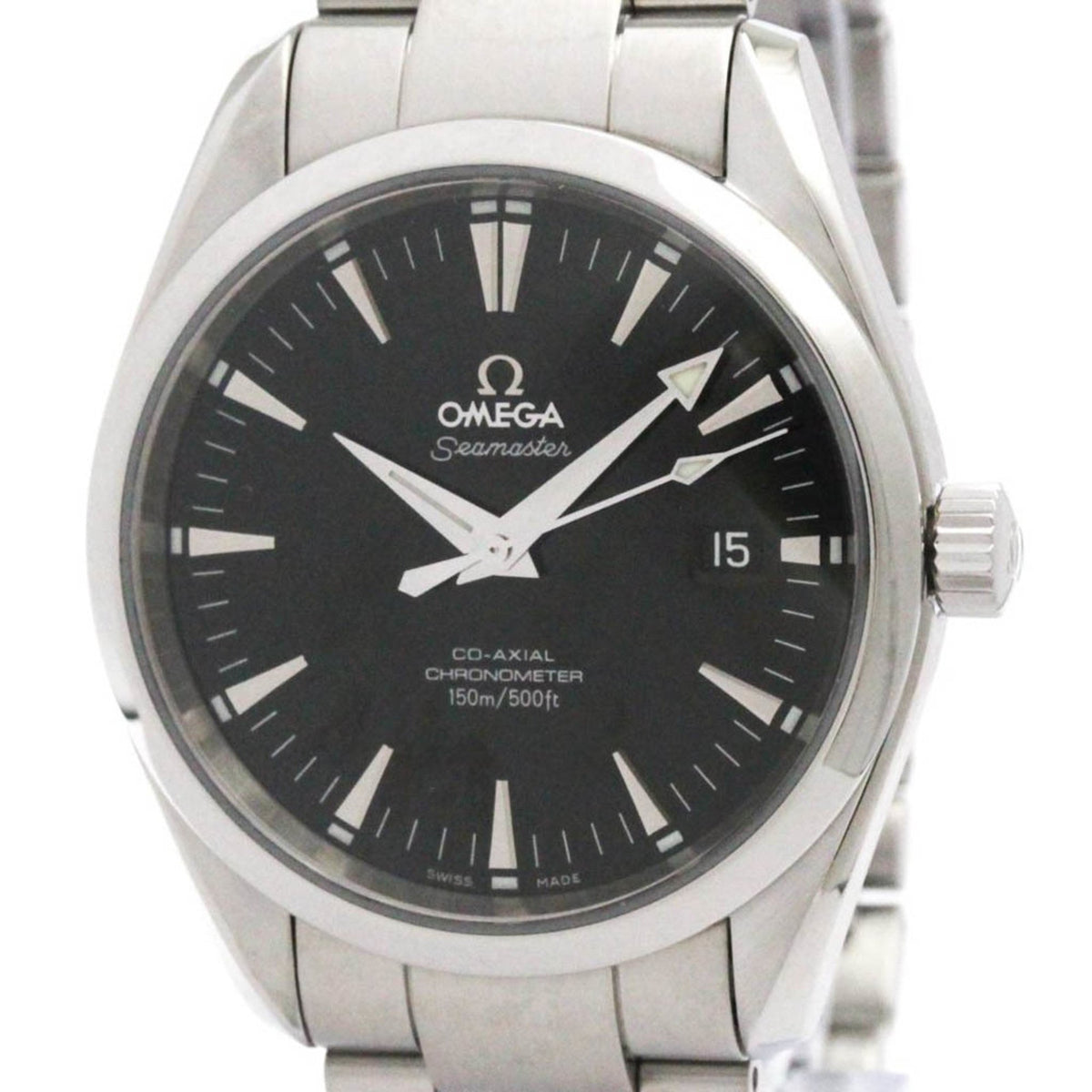 Pre-Owned OMEGA Seamaster Aqua Terra Co-Axial Automatic Watch 2503.50 Polished