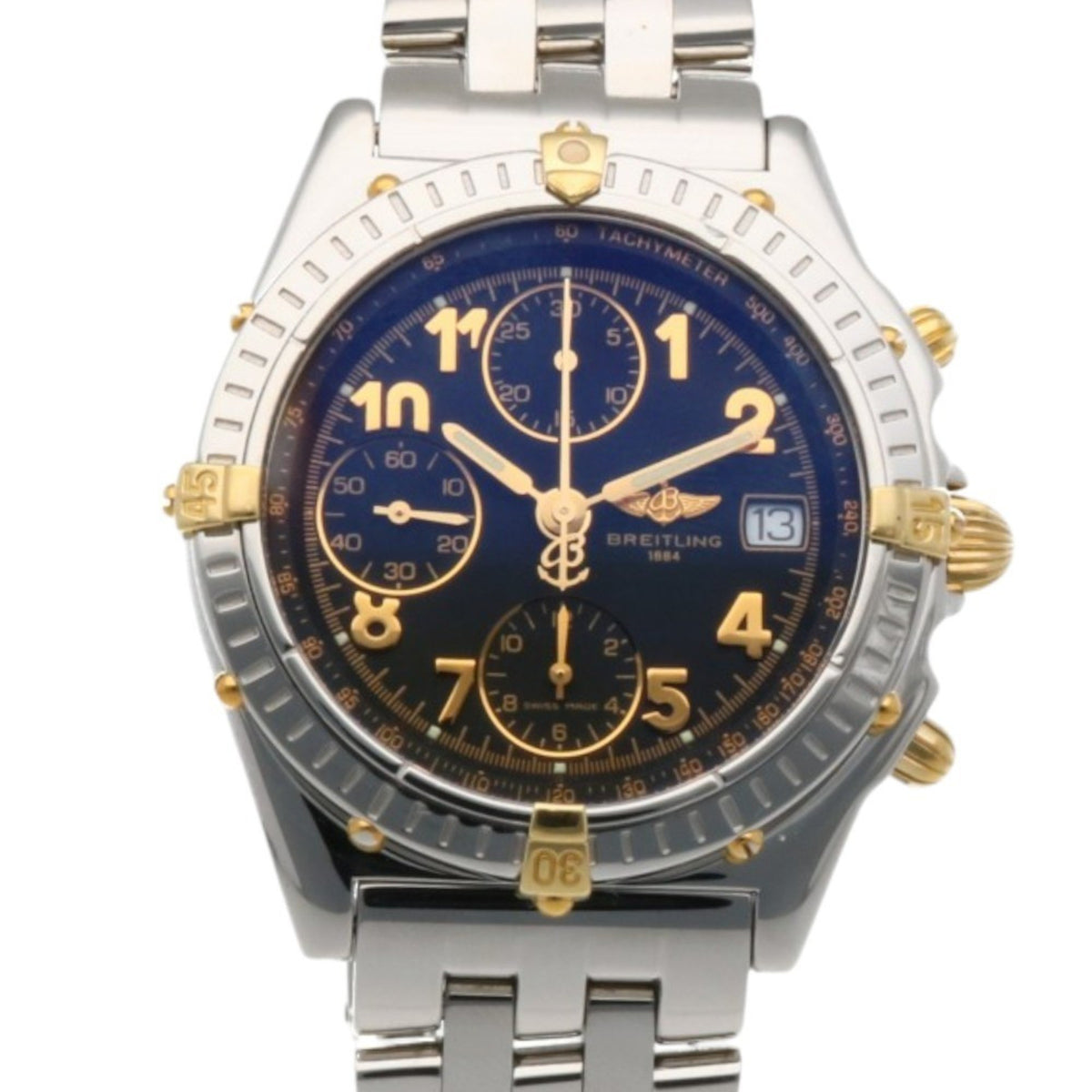 Montre Breitling Chronomat Bicolor d'occasion en acier inoxydable B130501 pour homme. 