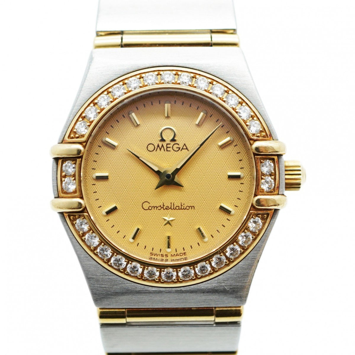 Pre-Owned Omega Constellation 1267.10 Gold Dial Watch for Women