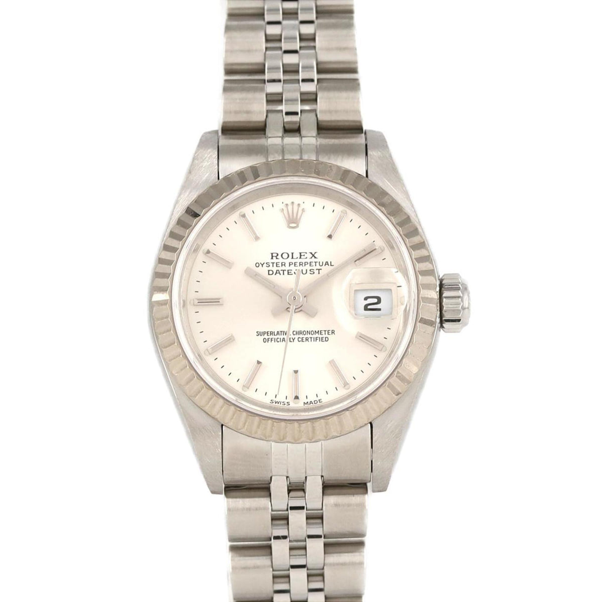 Pre-Owned Rolex Datejust 79174 SSxWG Automatic Watch, K Series