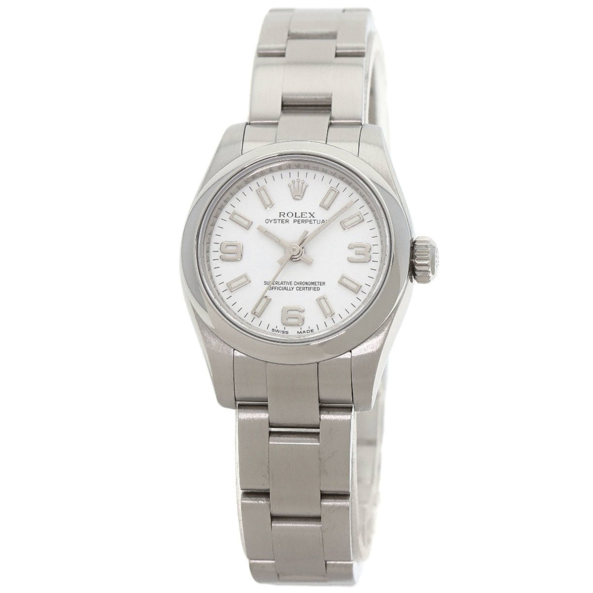 Pre-Owned Rolex 176200 Oyster Perpetual 26 Watch Stainless Steel SS Ladies