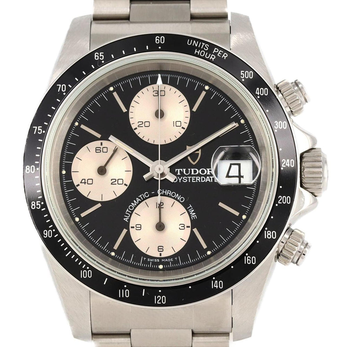 Pre-Owned Tudor Chronotime 79260 3 SS Wristwatch Automatic