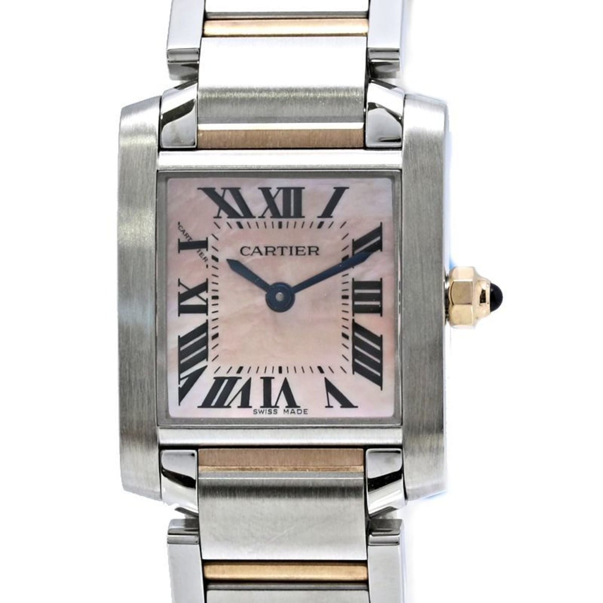 Pre-Owned CARTIER Tank Fran?aise SM W51027Q4 Women's Watch SSx18KPG 40559