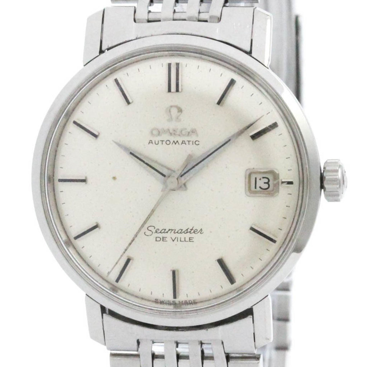 Pre-Owned Vintage OMEGA Seamaster Date Steel Automatic Mens Watch 166.020 BF575792