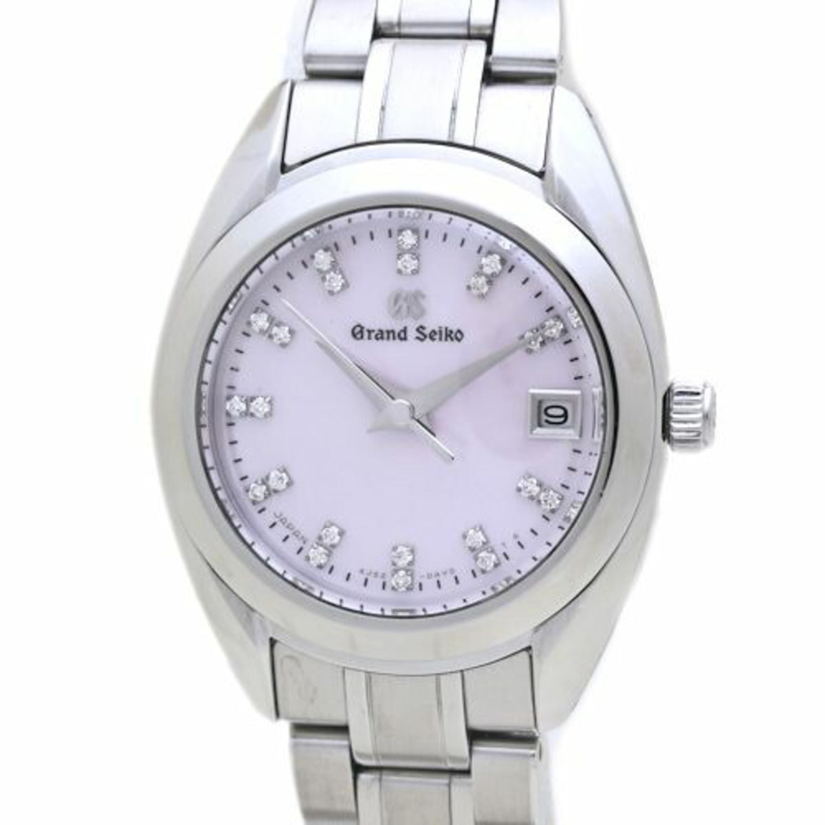 Pre-Owned SEIKO Grand Seiko 22P Diamond Pink Shell Watch STGF277 4J52-0AC0 Women's Stainless Steel 40085