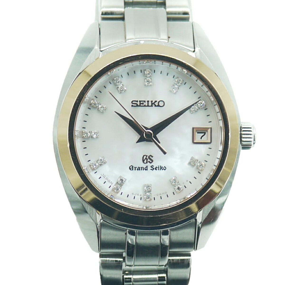 Pre-Owned Grand Seiko STGF086 Quartz 4J52 Ladies Watch Diamond Index Shell Dial Y01957