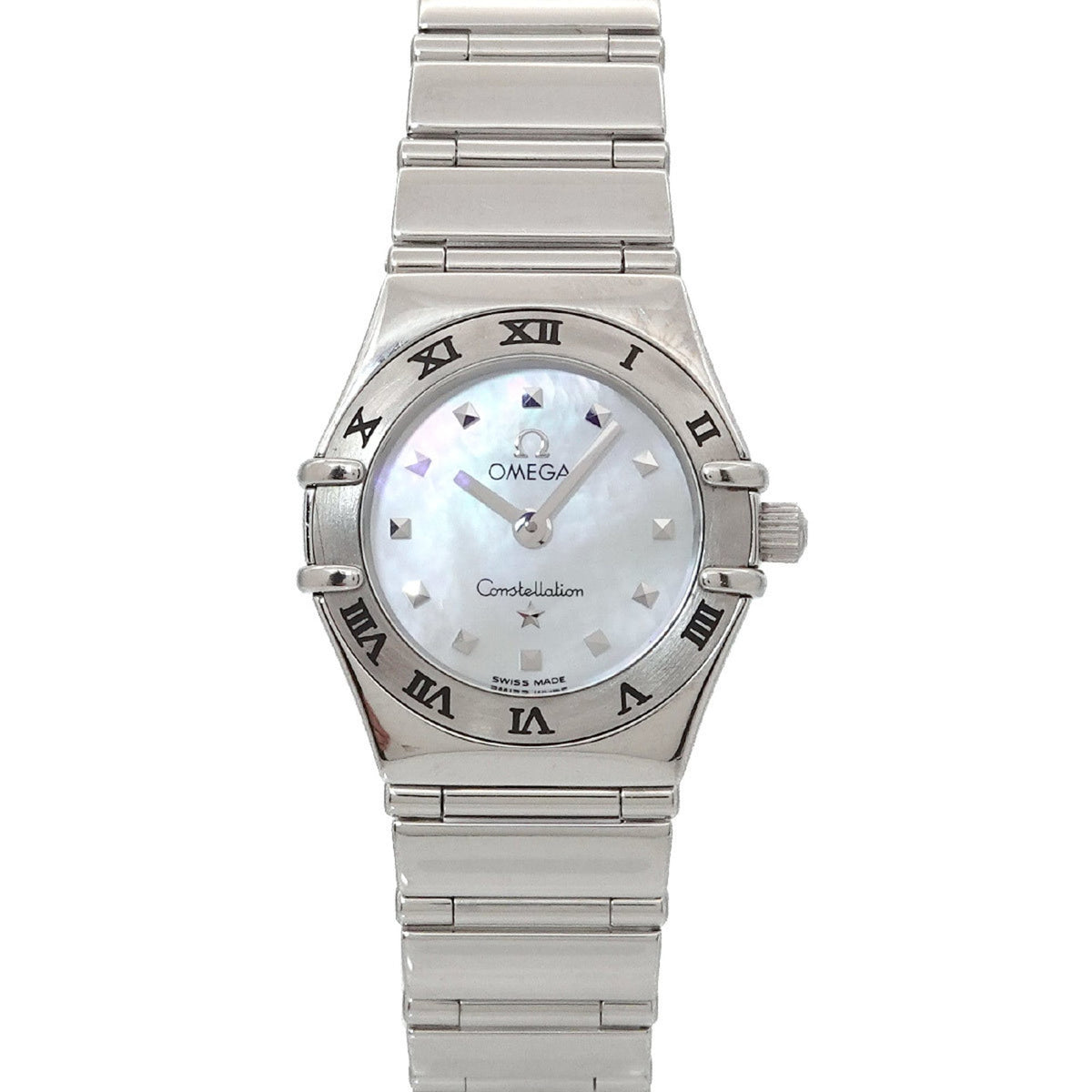 Pre-Owned OMEGA Constellation Mini My Choice 1561 71 Women's White Shell Quartz Watch