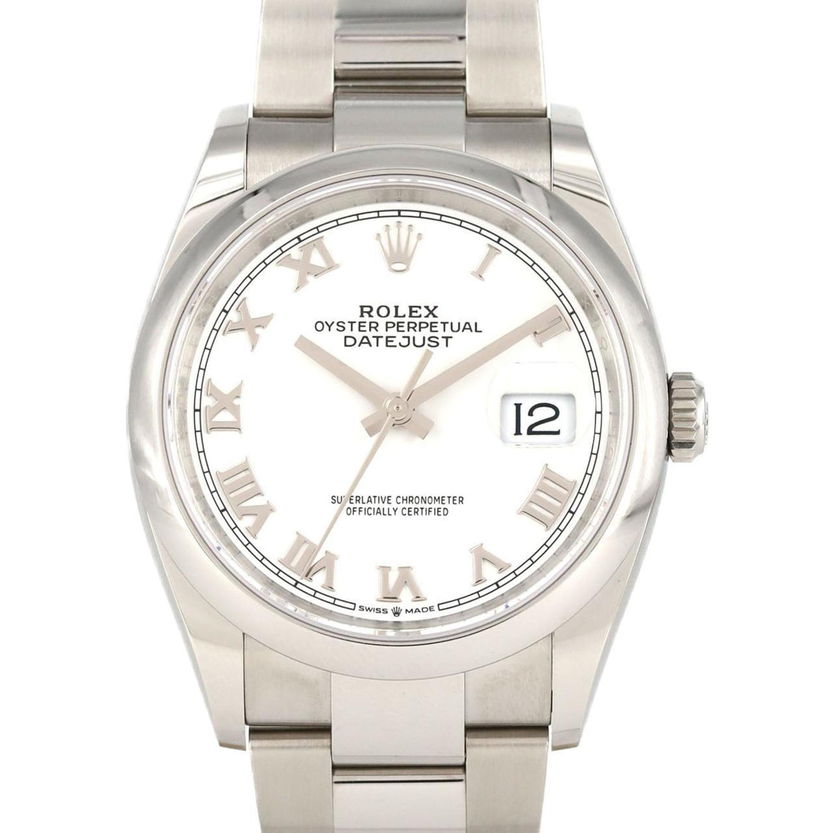 Pre-Owned Rolex Datejust 126200 Stainless Steel Automatic Watch, Random Number
