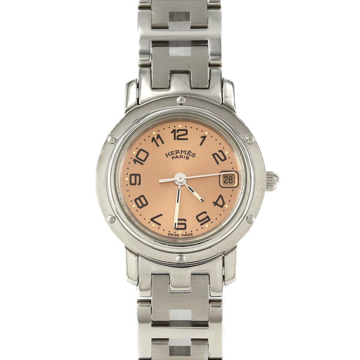 Montre à quartz Hermes Clipper CL4.210 SS d'occasion 