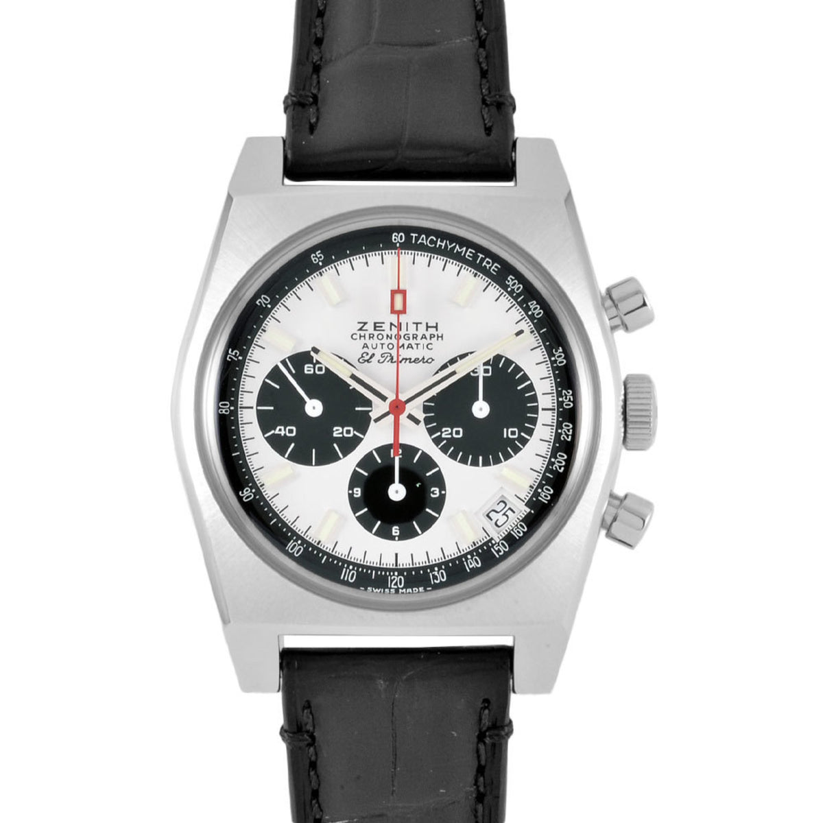 Pre-Owned Zenith 03.A384.400 Chronomaster Automatic Watch White Dial Revival El Primero 50th Anniversary Men's