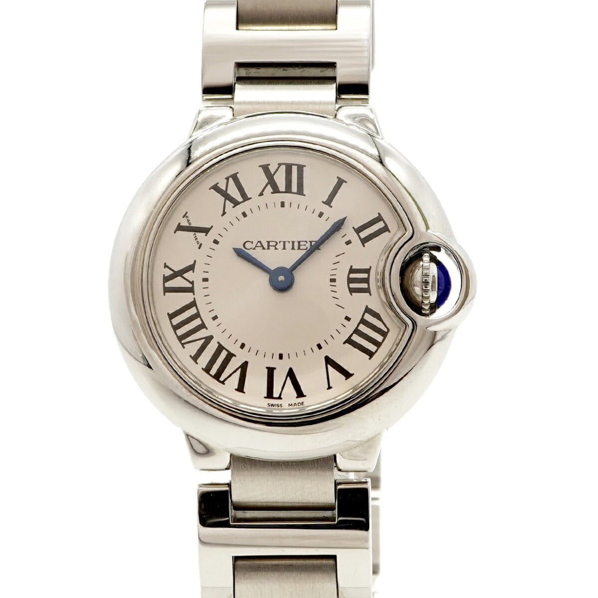 Pre-Owned Cartier Ballon Bleu W69010Z4 Silver Dial Women's Watch