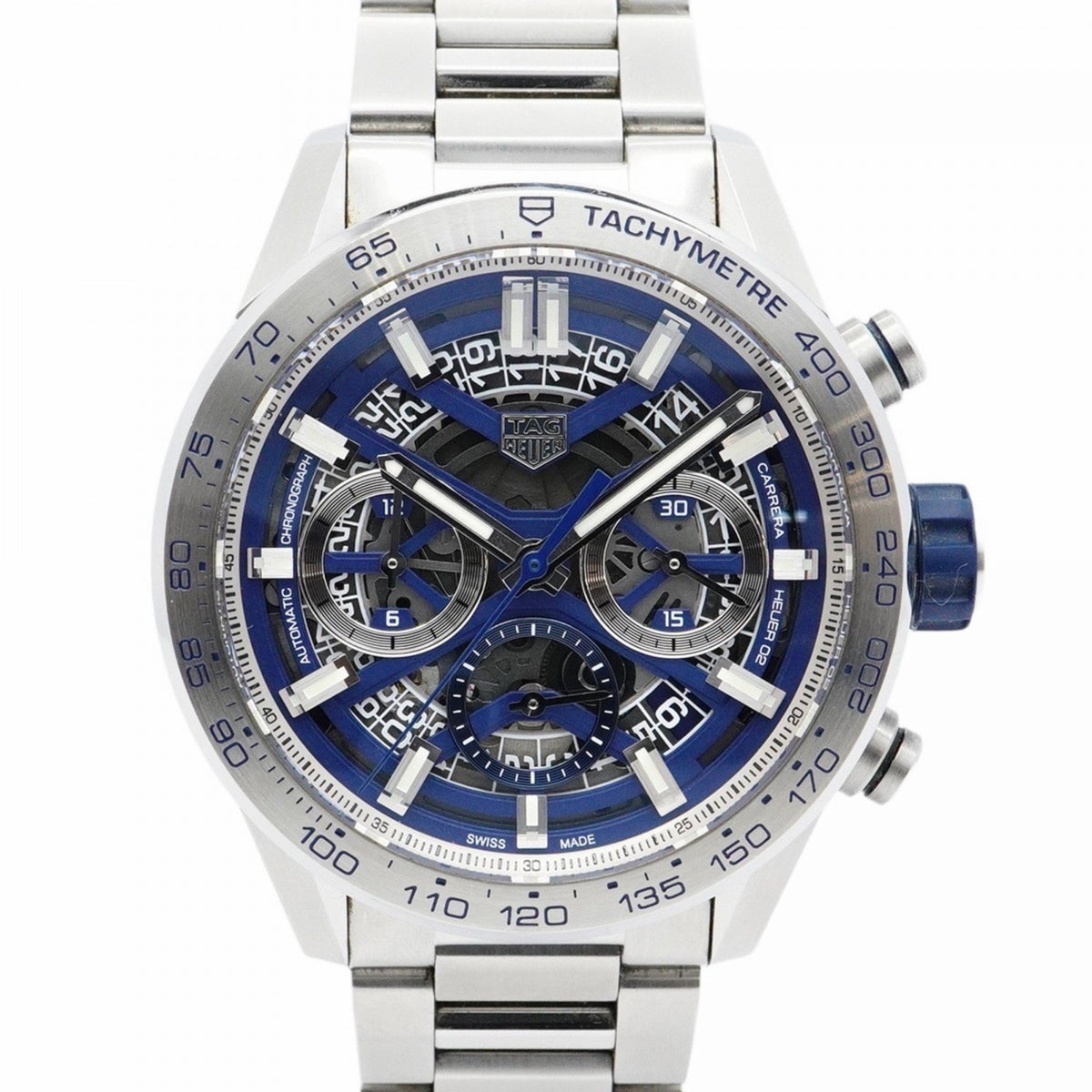 Montre homme TAG Heuer Carrera CBG2019.BA0662 d'occasion à cadran bleu 