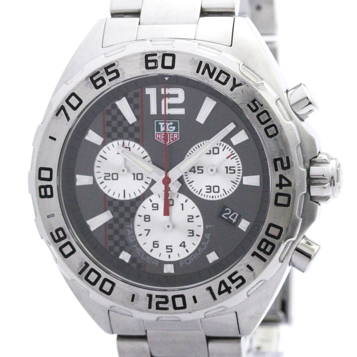 Pre-Owned TAG HEUER Formula 1 Chronograph Steel Quartz Watch CAZ1114 Polished