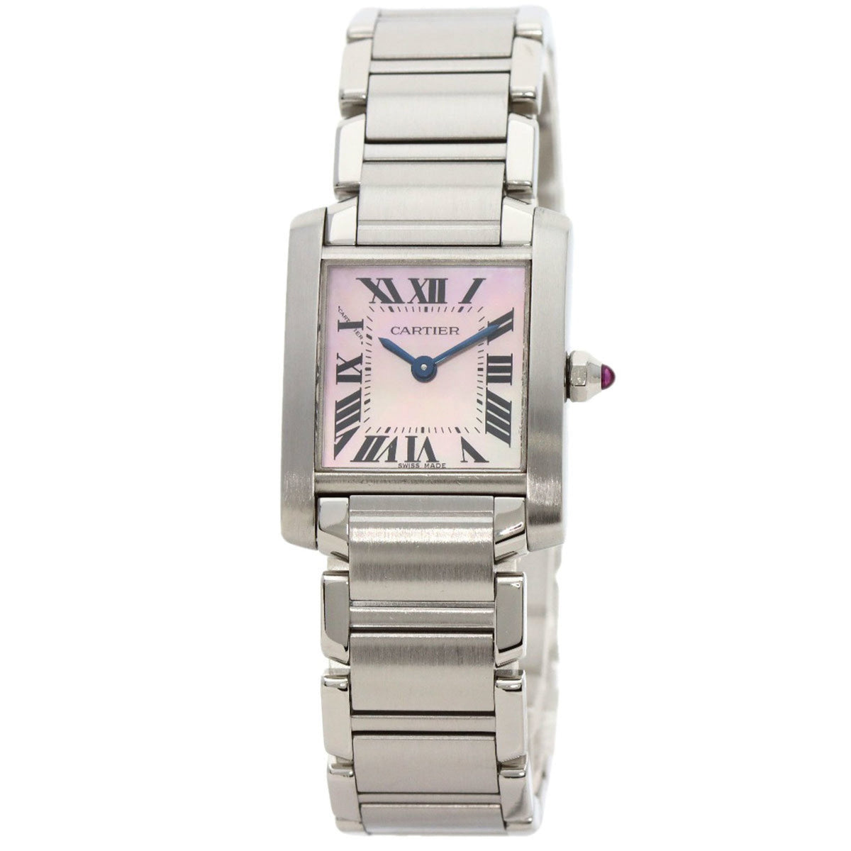 Montre Cartier Tank Francaise SM d'occasion en acier inoxydable pour femme W51028Q3 