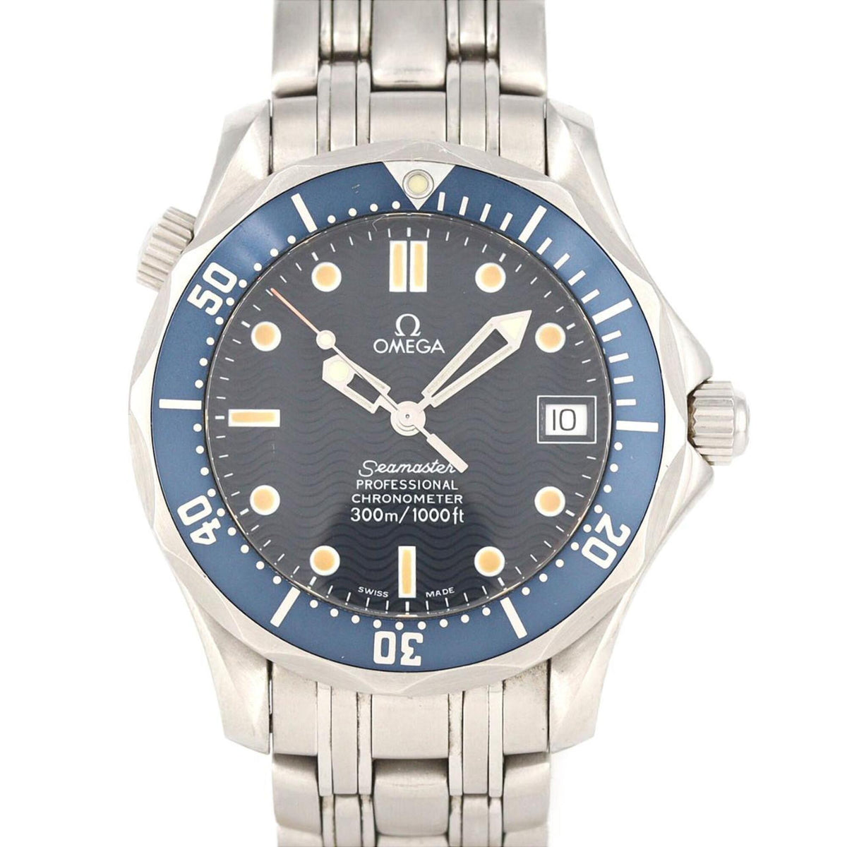 Pre-Owned Omega Seamaster Professional 2551.80 Stainless Steel Automatic Watch