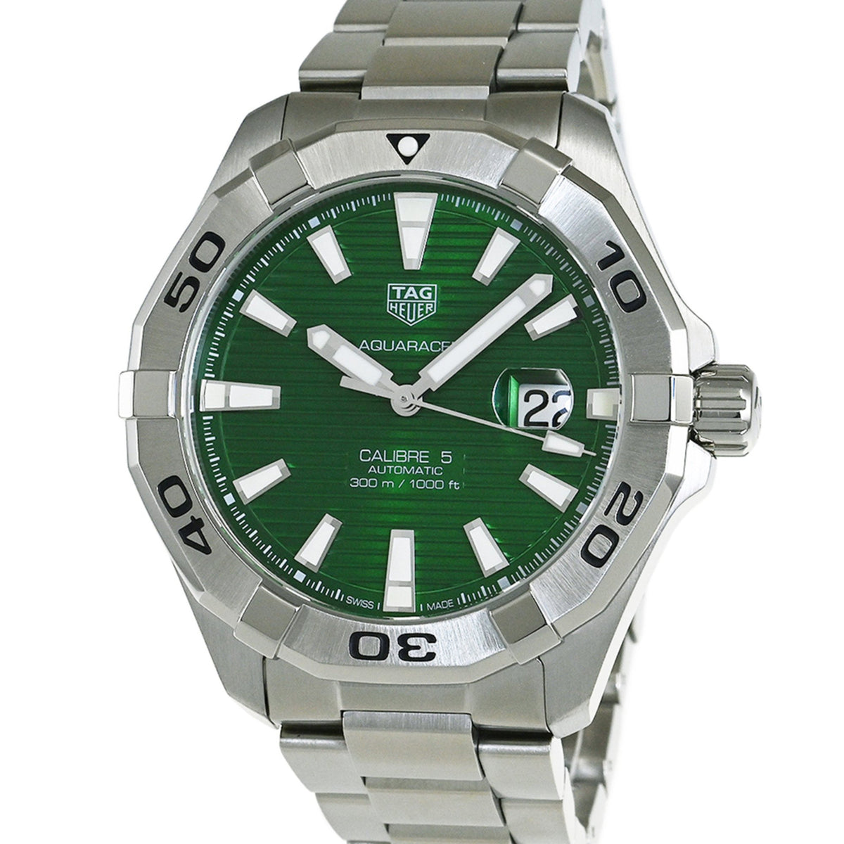 Pre-Owned TAG HEUER Aquaracer Caliber 5 Watch WAY2015.BA0927