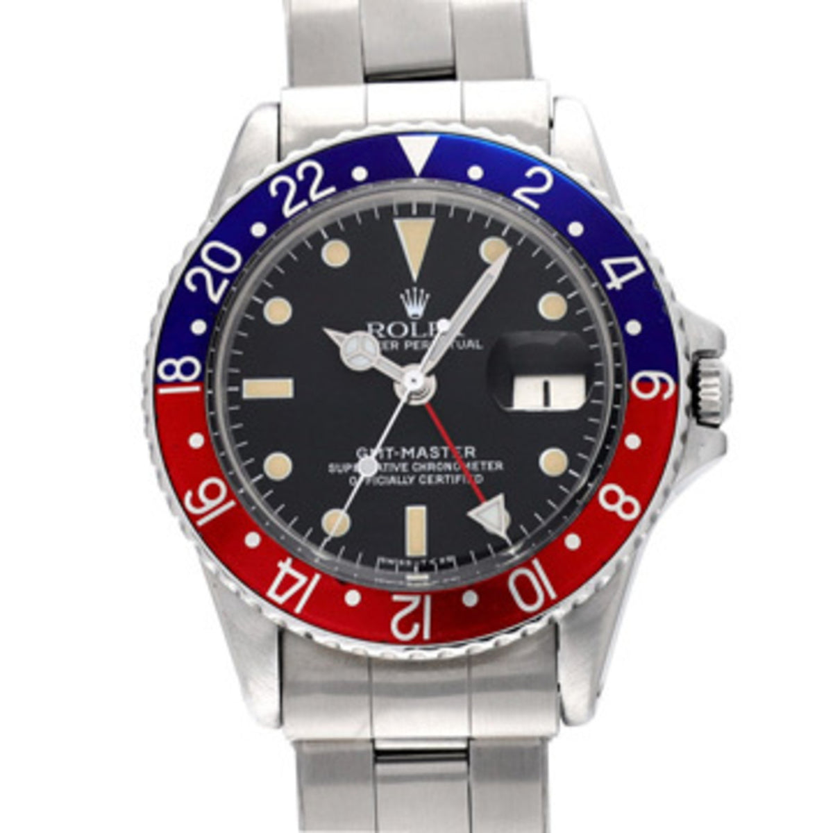Pre-Owned Rolex GMT Master USA Bracelet 1675 14th Series (manufactured around 1966) Black Men's Watch Automatic