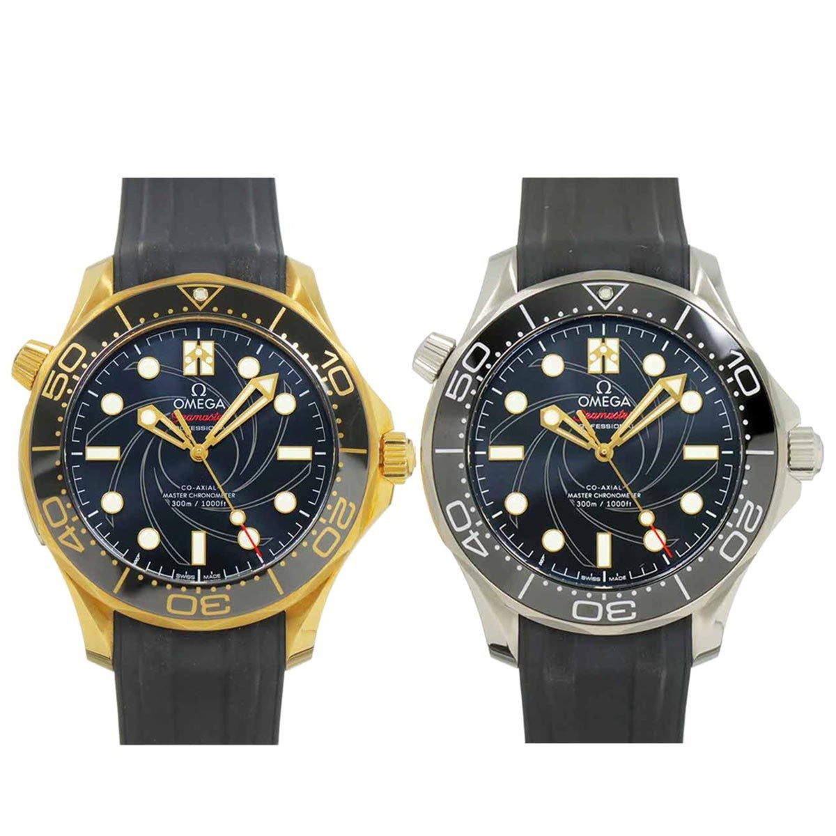 Pre-Owned OMEGA Seamaster Diver 300m 210 62 42 20 01 001 22 003 Limited Edition 257 Sets 18K Yellow Gold Automatic Watch